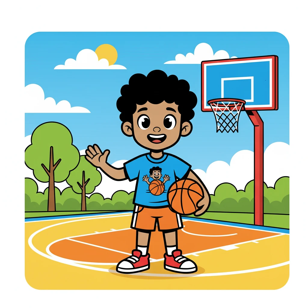 Will waved at Jackson, beckoning him over to the basketball court. Jackson grinned, excitement bubbling inside him. He knew what was coming next.