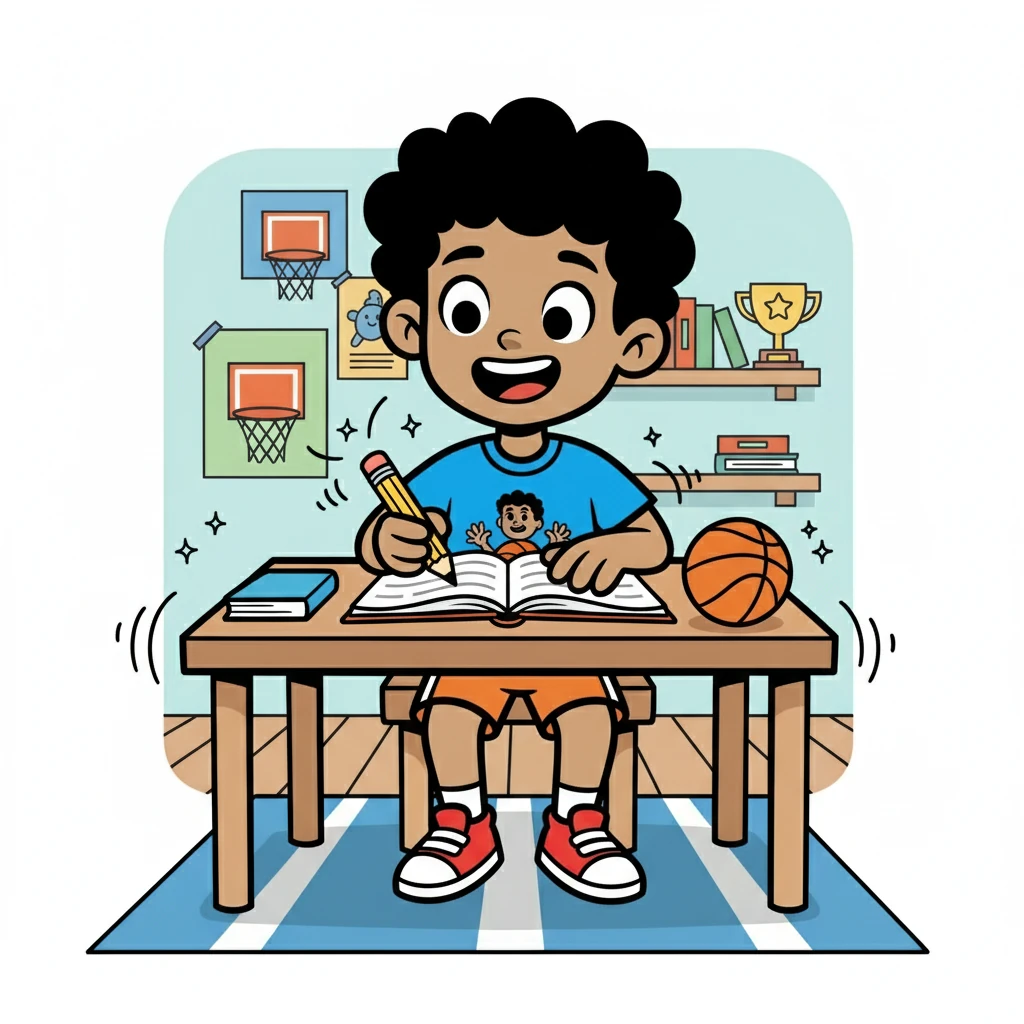Jackson began to write. The words flowed easily, filled with the energy and joy of the game. He wrote about the fun he'd just had, and he knew it would be a fantastic story.