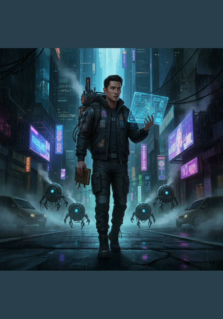 That night, while walking alone through a quiet park, Benji's heart begins to race and a shadow of anger bubbles up from within. His eyes flash a brilliant, unnatural green, and the ground beneath his black boots begins to crack.