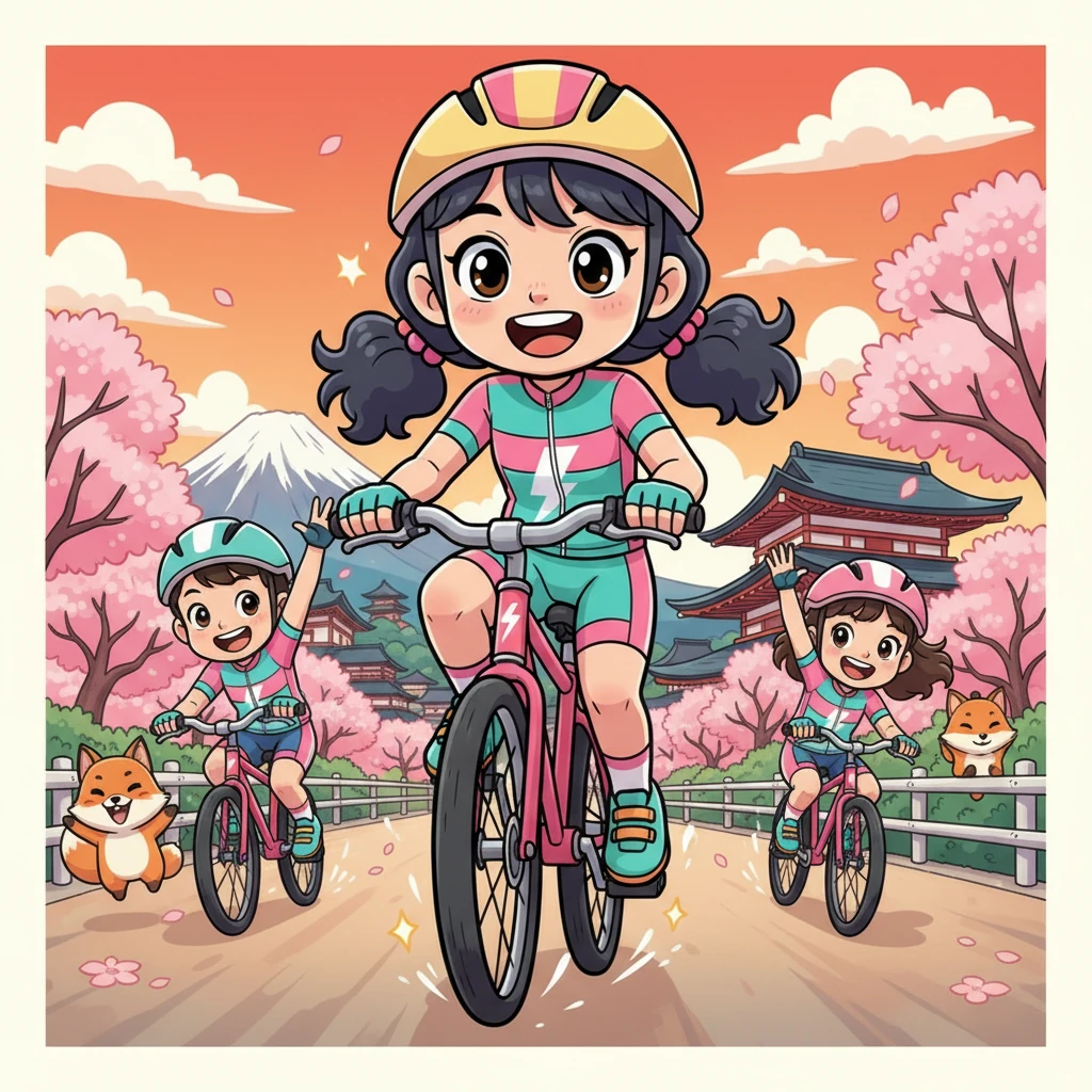 自転車レース 🚲 - friendship