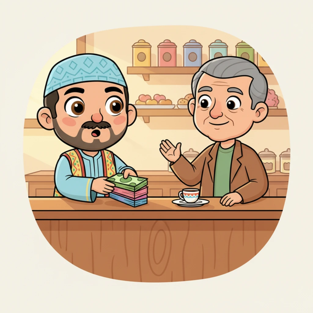 عندما حان وقت مغادرة الزبون، وضع بعض النقود الإضافية على الكاونتر، أكثر بكثير من ثمن قهوته. ابتسم لمصطفى بلية ابتسامة هادئة، وكأنها إشارة إلى فهمه وتقديره لسر الكافيه وبركته.