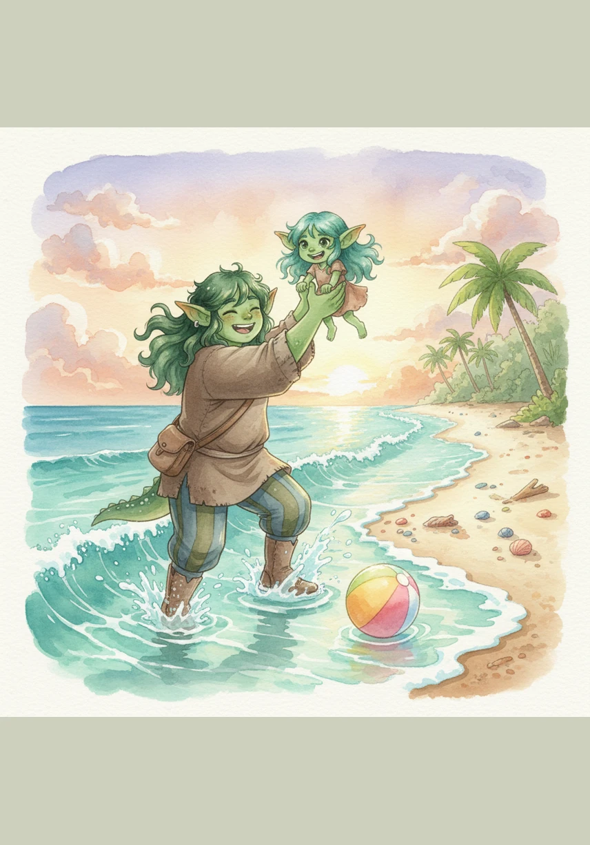 Colorful surfboards soar through the air as kids catch the perfect waves. Every face is filled with pure ecstasy and the thrill of the seaside adventure.