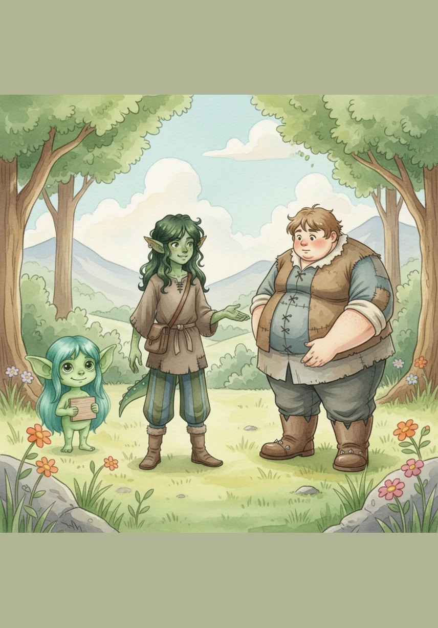 Leo listens with a kind heart and offers a warm, welcoming smile. He tells the monster that he is welcome to play with them and that his looks don't matter at all.