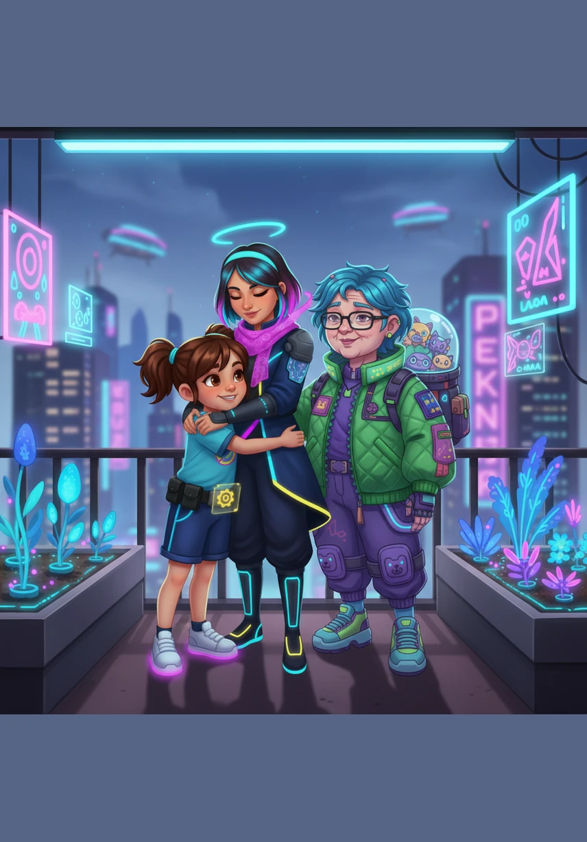 Anita’s mom is the kindest person she knows, always ready with a warm hug or a helping hand. Whether they are gardening together or painting pictures, her mom’s gentle spirit makes every day bright.