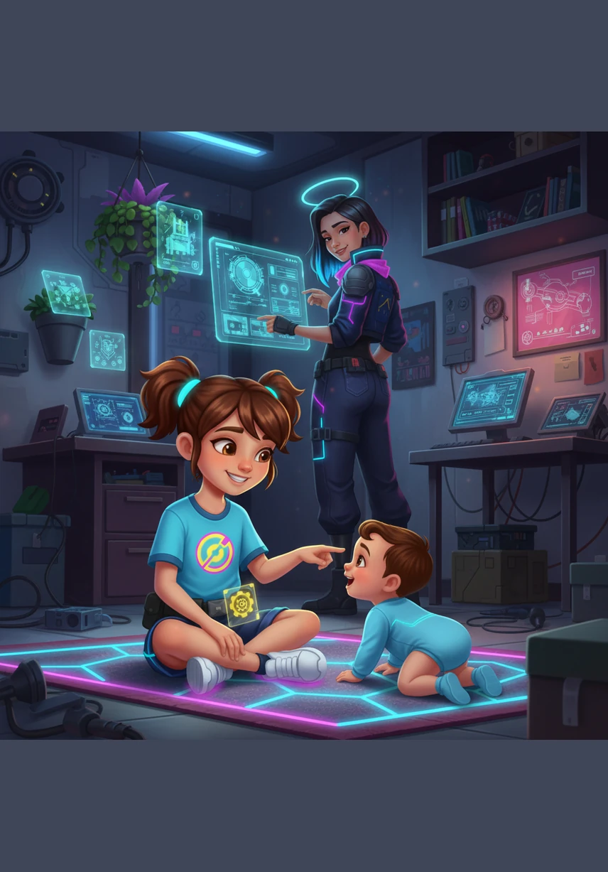 Her friend Sofia also has a unique family that is full of energy and life. Sofia lives with her hardworking mom and a tiny baby brother who is just learning how to crawl and giggle.