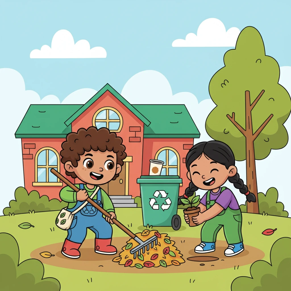 Together, Ali and Sara decided to make a plan to help keep their school clean and green. They understood the importance of protecting the environment.