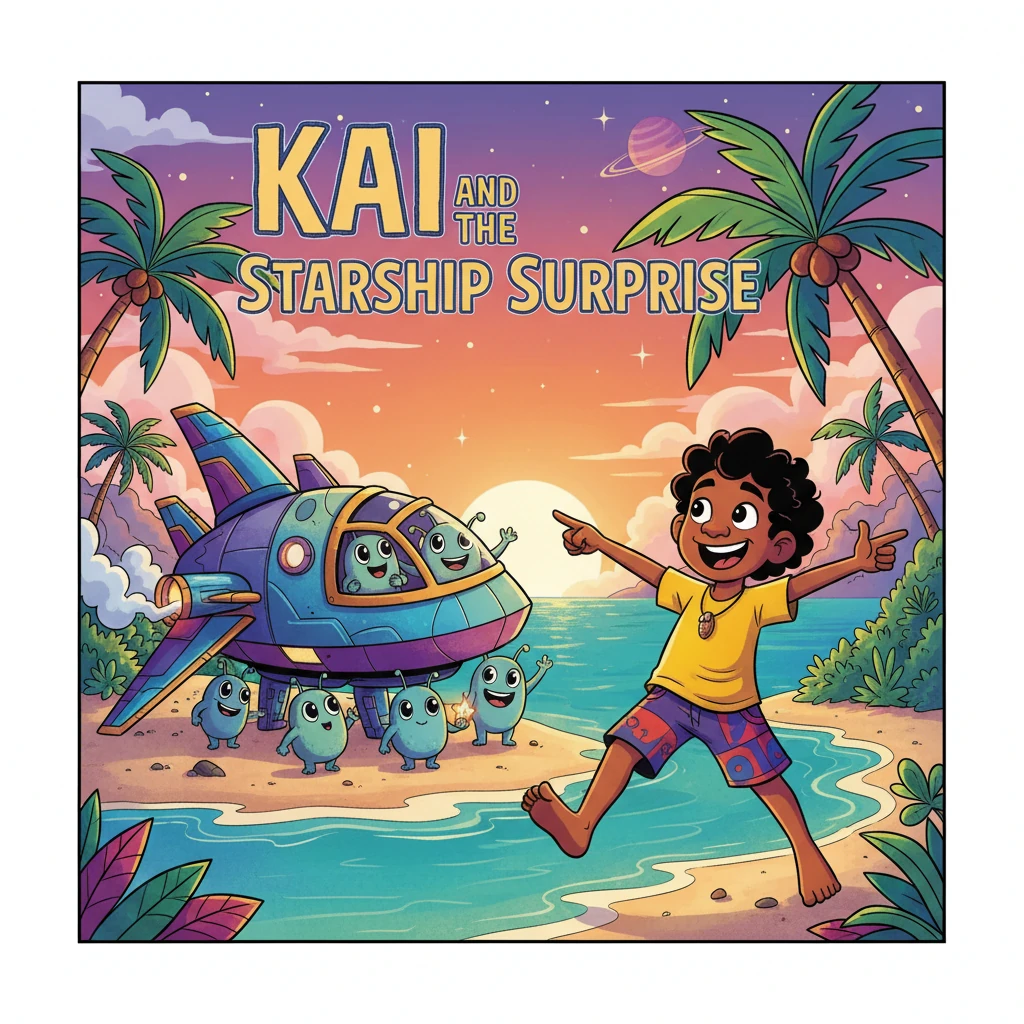 Kai and the Starship Surprise - 冒险故事