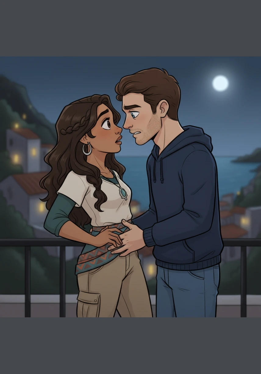 The air left her lungs as she looked up at him, finding his face only inches from hers. Before she could scramble away in embarrassment, Charles’s hands found her waist, his grip firm yet trembling with a strange, hidden desperation.