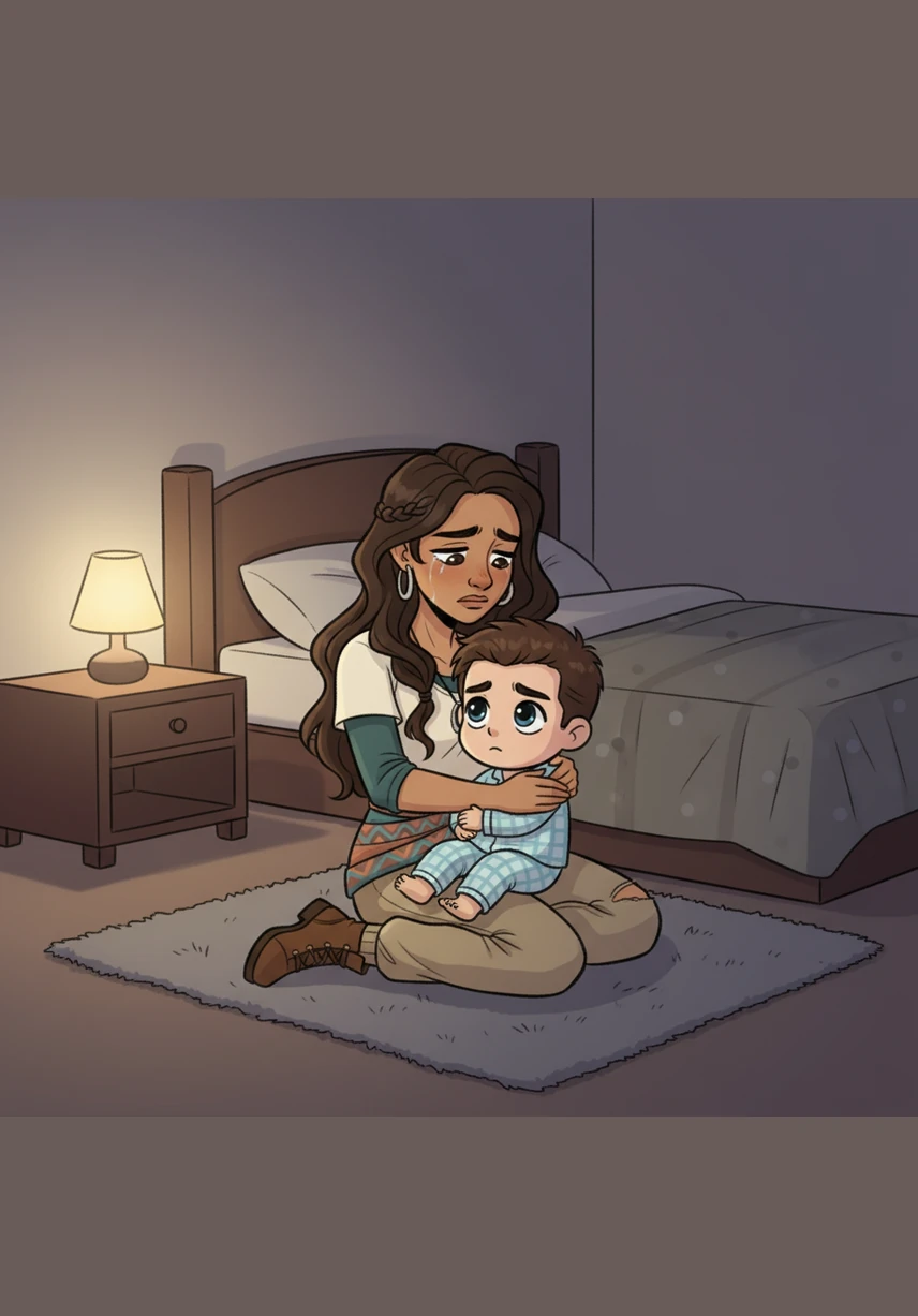 Slowly, her resistance began to crumble, and she stopped fighting his gentle hold, finally breaking her months of silence. They sat together in the dark, whispering about the things that had driven them apart and the memories that still held them together.