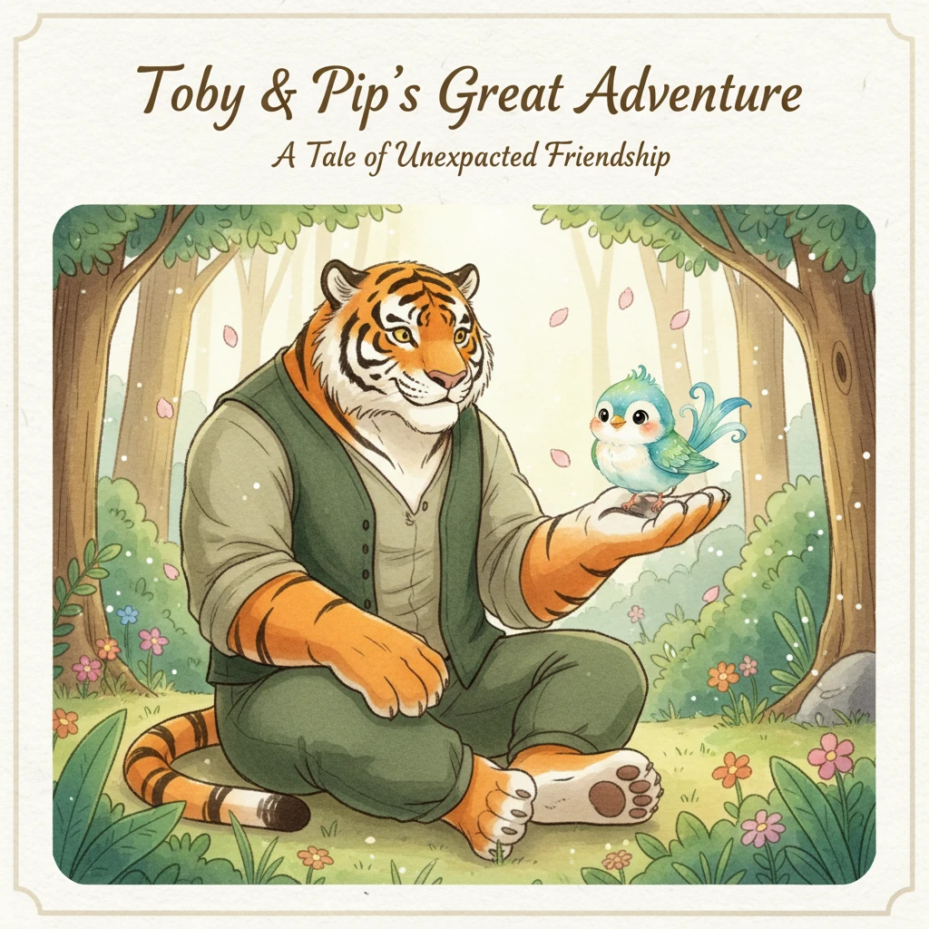Tiger and Bird – A Friendship Adventure - Animal stories