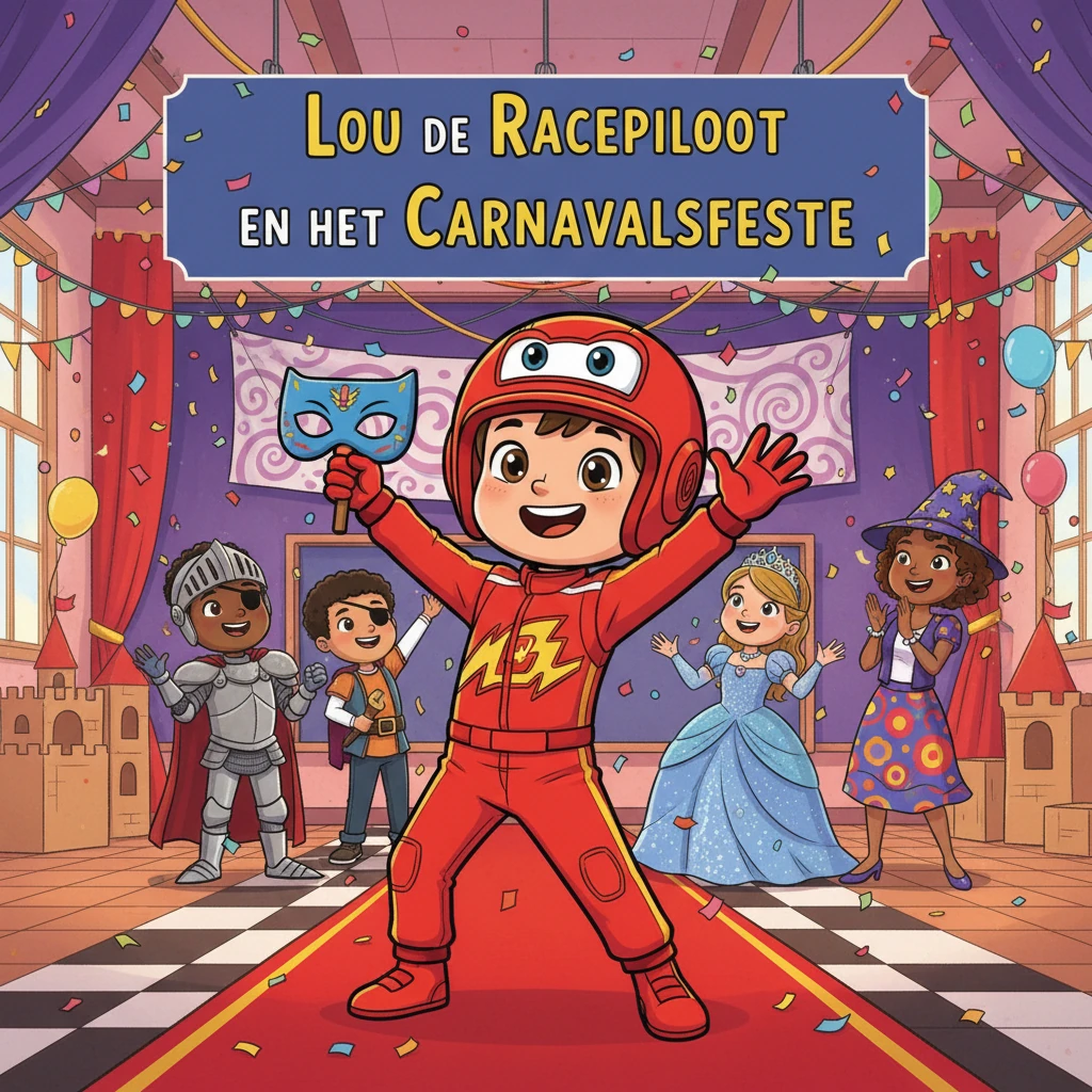 Lou de Racepiloot en het Carnavalsfeest - 冒险故事