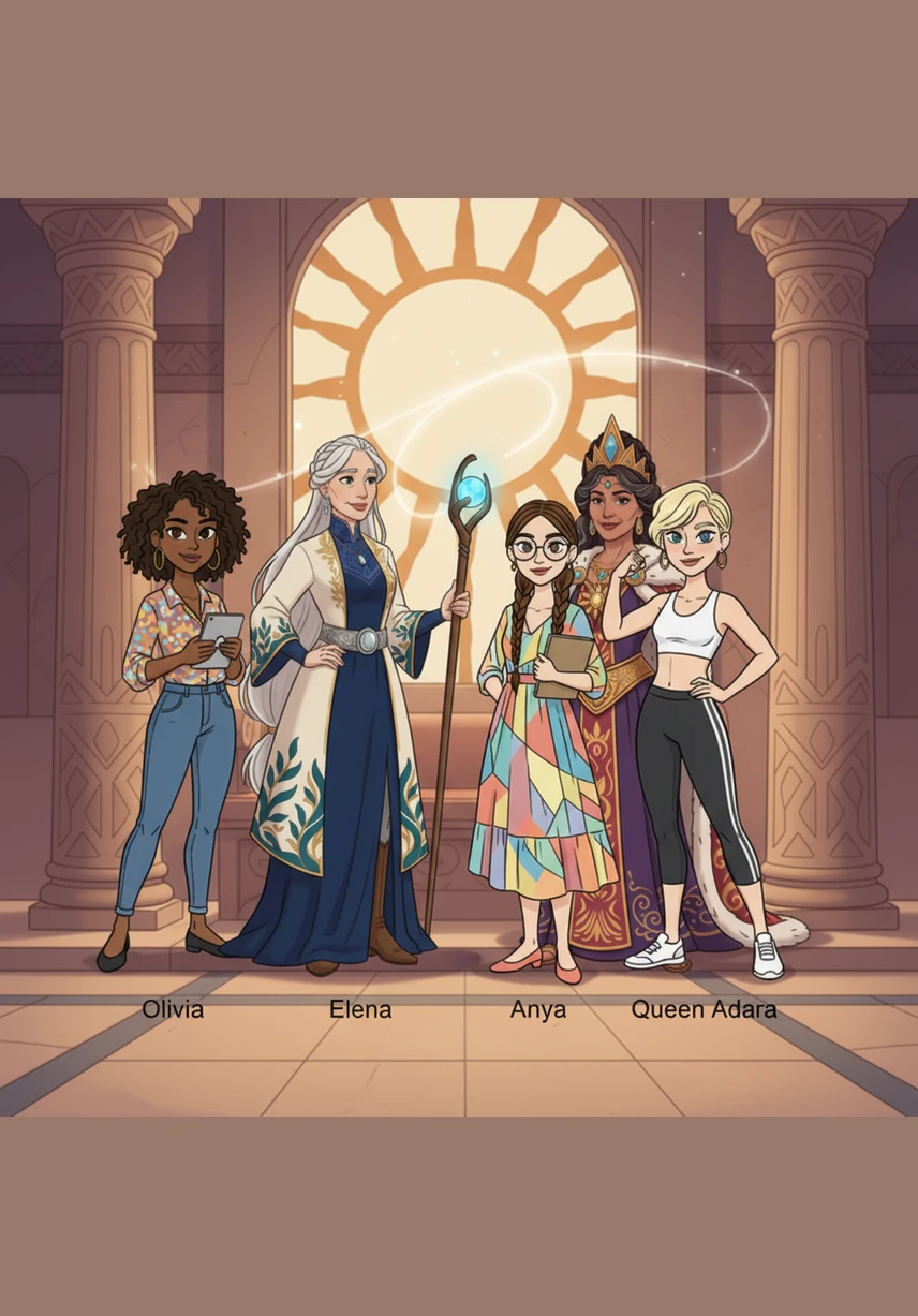 They raise their glasses in a silent toast to the Royal Blue era, embracing the grace that comes with time and the strength found in sisterhood. The sun dips below the horizon, leaving behind a sky that matches the beautiful transformation in their hands.