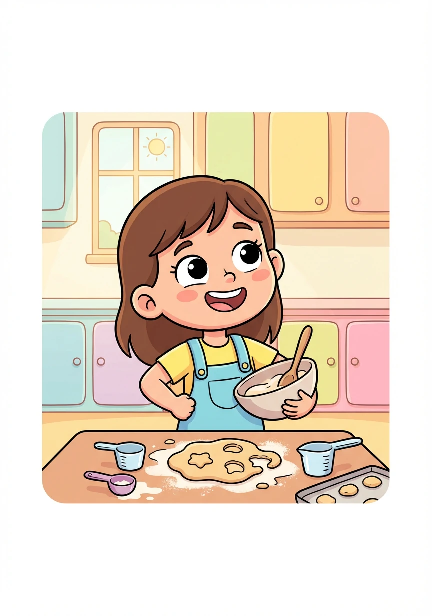 Lara realized that her talent wasn't just baking cookies. It was her perseverance, her willingness to learn, and her ability to keep trying even when things got tough. She discovered that hard work and dedication were talents in themselves.
