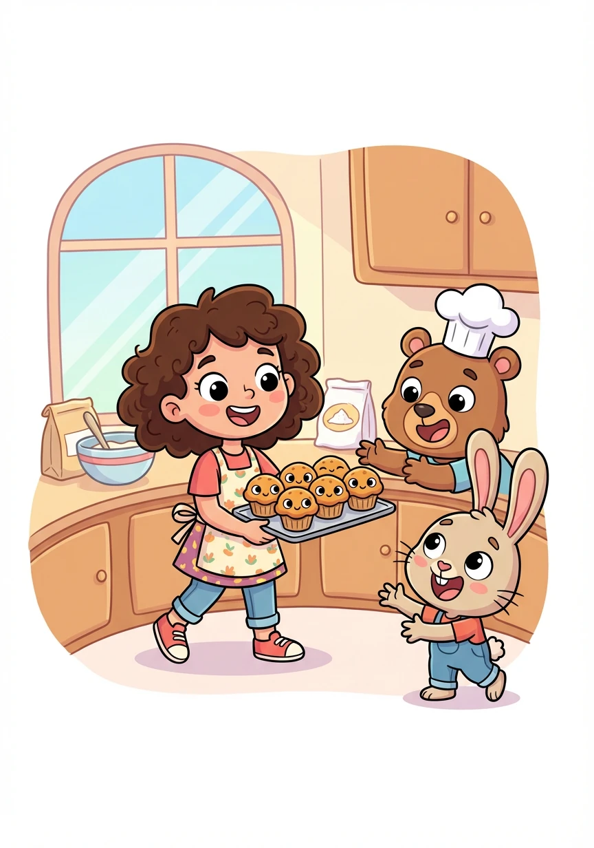 Lara continued to bake, experimenting with new recipes and sharing her creations with everyone. She learned that it didn't matter if she wasn't naturally gifted at something. What mattered was her commitment to improving and her joy in the process.
