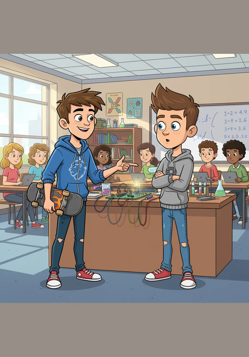 During science class, Leo leans over to look at his friend Sam’s notes and playfully grabs Sam’s arm to get his attention. Sam stiffens and pulls his arm back quickly, a look of discomfort crossing his face that Leo doesn't quite notice in the moment.