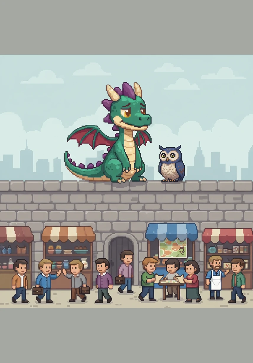 Ο Βαρνάβας άρχισε να νιώθει το βάρος της Δευτέρας μέσα του, μια μελαγχολία που δεν τον άφηνε να πετάξει ψηλά. Κατάλαβε ότι οι άνθρωποι χρειάζονται τη Δευτέρα για να κάνουν μια νέα αρχή και να οργανώσουν τα όνειρά τους.