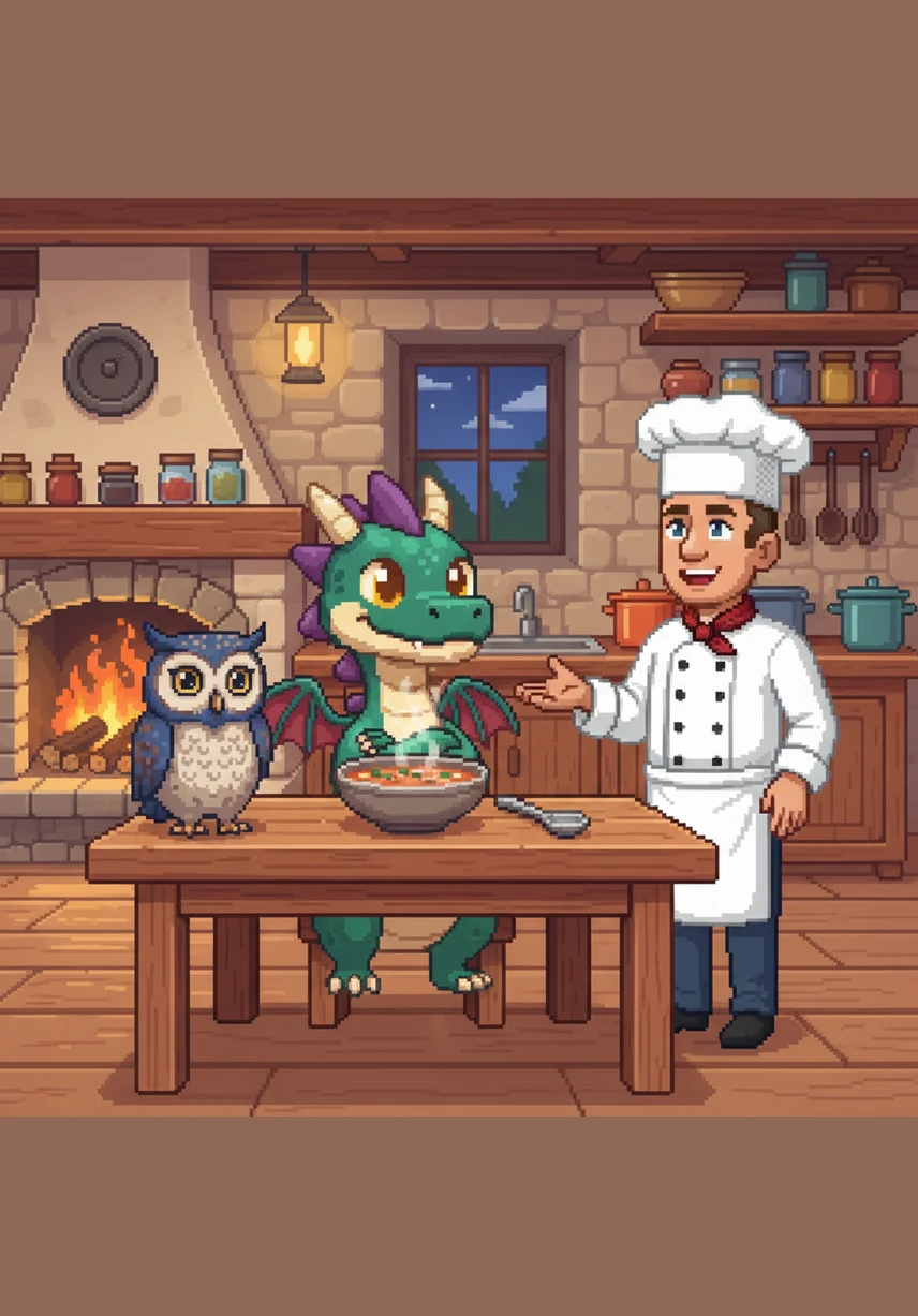 Από εκείνη τη μέρα, ο Βαρνάβας δεν ξαναέφαγε καμία μέρα, αλλά έμαθε να απολαμβάνει κάθε στιγμή, ακόμα και τις δύσκολες Δευτέρες. Οι άνθρωποι της πόλης, βλέποντας τον δράκο να πετάει πάνω από τα σπίτια τους, χαμογελούσαν ξέροντας ότι κάθε μέρα είναι ένα δώρο.