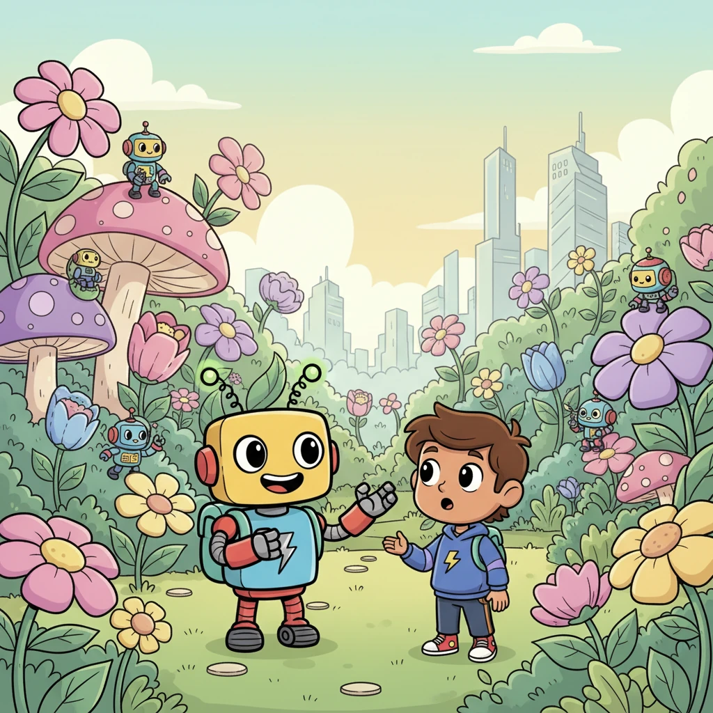 Sparky, with gentle whirs and clicks, reveals that the garden is a sanctuary for nature, a place where robots and plants learn to thrive together in harmony. It is a stark, beautiful contrast to Bolt's sterile, mechanical city.