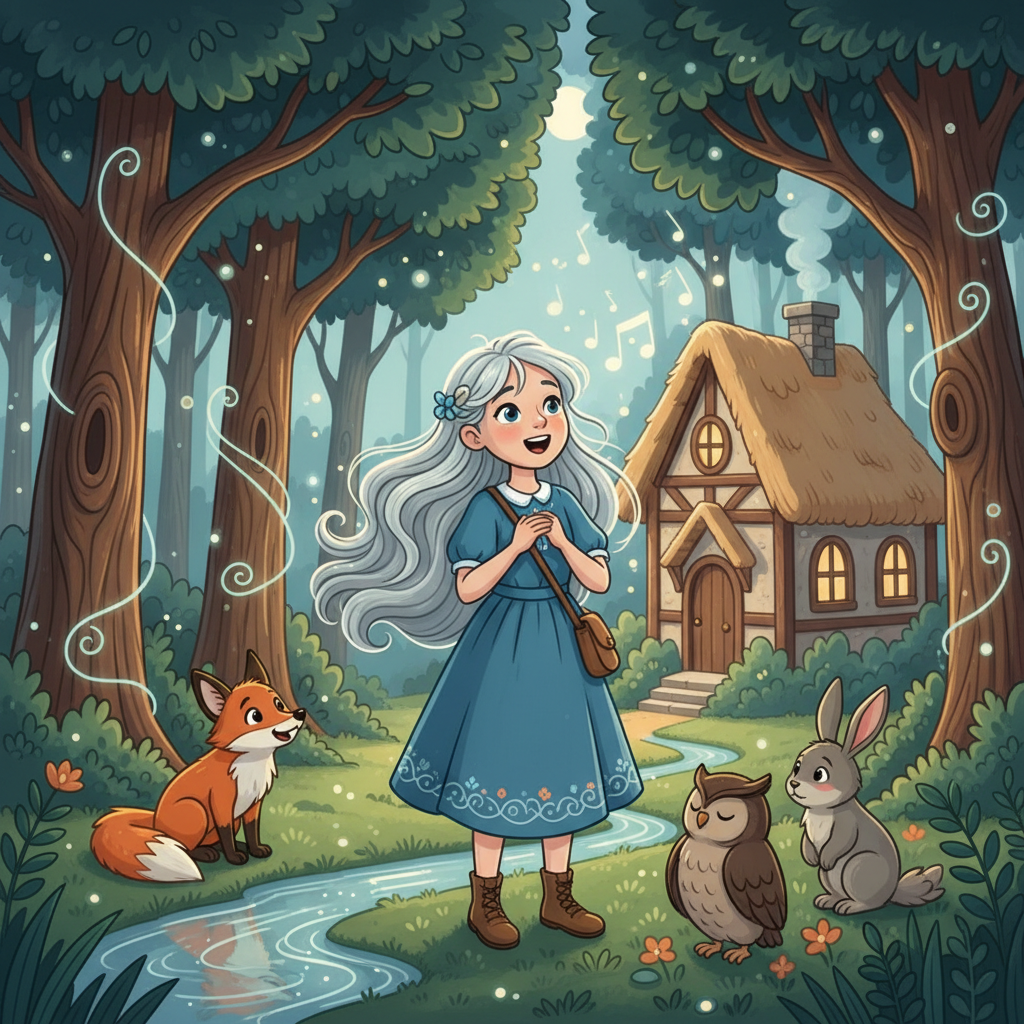 The Whispering Woods and Elara's Song - Fairy tales