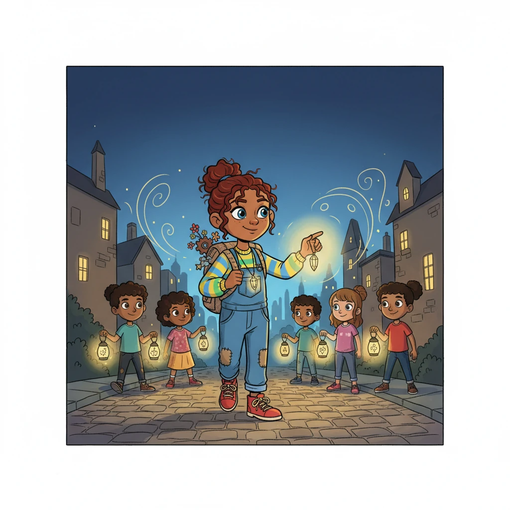 Others emerged, carrying their own small lights, and joined them. Slowly, piece by piece, the city began to brighten, a beacon of hope illuminating the darkness. The air now carried the promise of a brighter tomorrow.