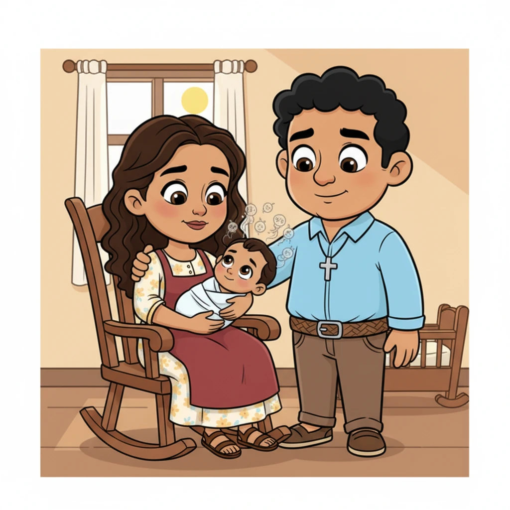 A pesar del dolor, el amor de Pedro y su esposa les dio otra oportunidad de ser padres. Un segundo hijo llegó, con ojos curiosos y una sonrisa dulce. Pero los susurros del destino parecían seguirles, y este nuevo pequeño, al igual que Tita, estaba marcado por un futuro de soledad, aunque aún no lo supieran.