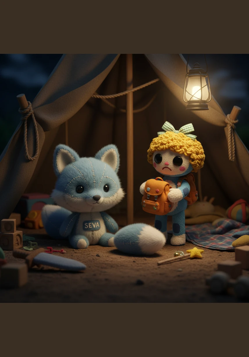 Внезапно из мглы донесся резкий звук заводящихся двигателей и лязг металла. На горизонте замигали тусклые оранжевые огни, которые медленно и неумолимо приближались к мальчику.