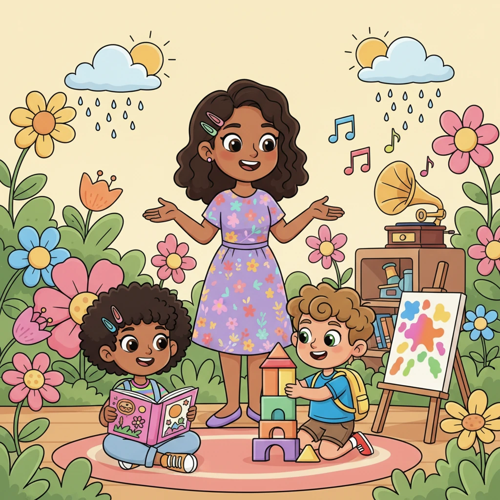 Ms. Bloom gathered the children, explaining that brains are like unique gardens. She said some flowers need lots of sunshine, others need gentle rain, and some thrive with soft music. Maya’s reading, Sam’s building, and Lily’s art were all brilliant ways their learning flowers bloomed. She smiled, reminding them that every way of learning is a smart, wonderful way.