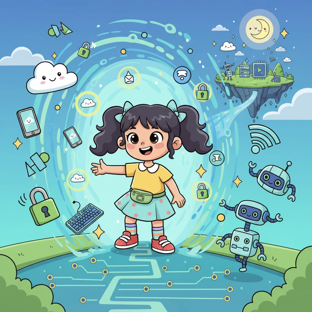 रियाची सुरक्षित ऑनलाइन सफर - Educational stories