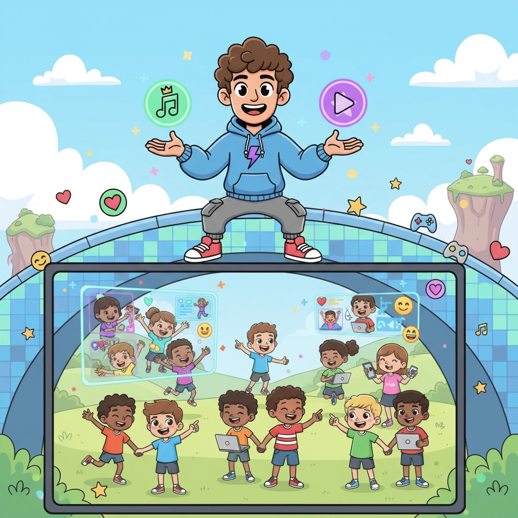 از آن روز به بعد، وب‌سایت "دنیای شاد رایان" به محلی برای جمع شدن و لذت بردن از سرگرمی‌های دیجیتالی برای همه بچه‌ها تبدیل شد. همه می‌دانستند که با کمک رایان، همیشه راهی برای دسترسی به شادی و خنده وجود دارد. این وب‌سایت، پلی به سوی دنیای شادتر برای همه بود.