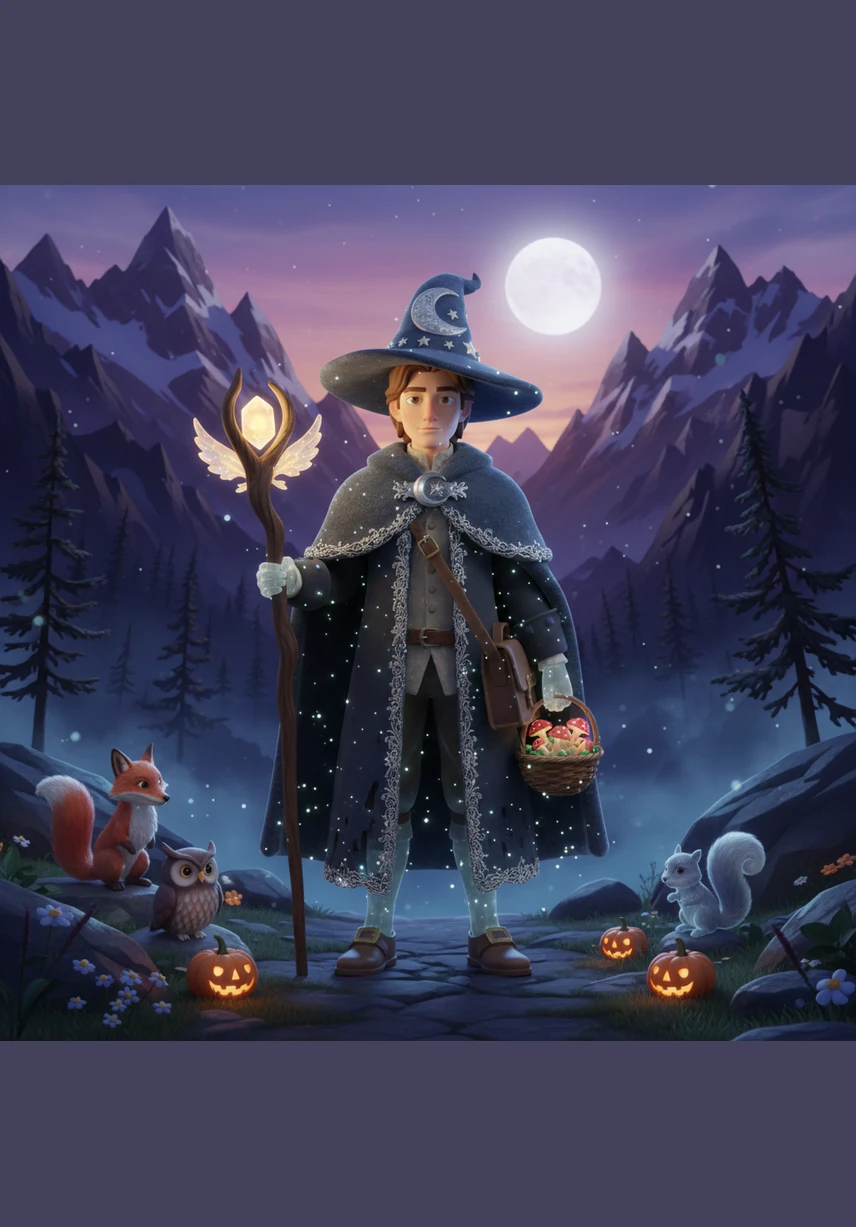 As a supernatural storm tears through the mountain valley, Elias uses the rare bloom to perform a ritual of remembrance and peace. He stands firm against the howling winds, using his knowledge to bridge the gap between scientific reason and the restless spirit.