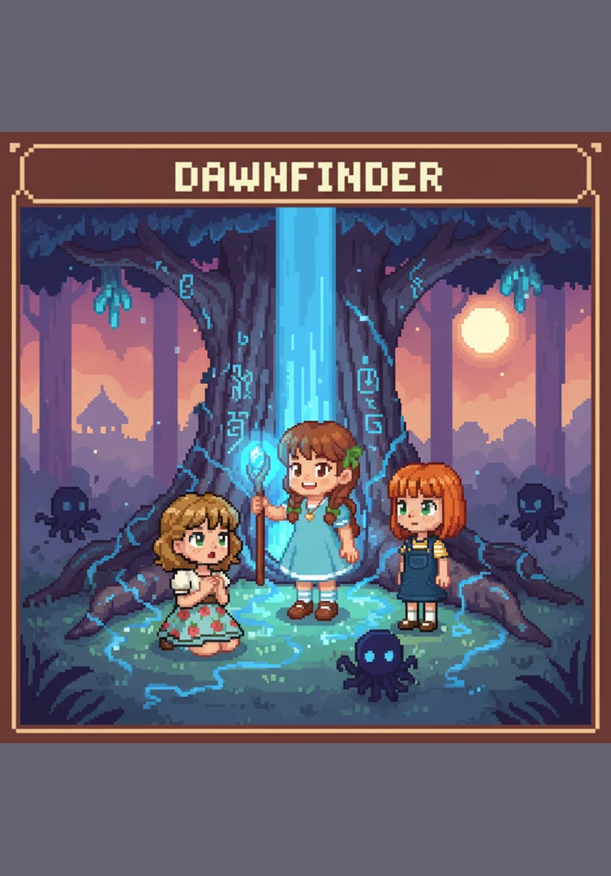 As she walked deeper into the realm, she saw the Great Heart Tree, its branches heavy with grey, drooping leaves. Rosara explained that the tree fed on the wonder of children, and without it, the entire kingdom would turn to dust. Lily felt a surge of determination to save this beautiful, fragile place.