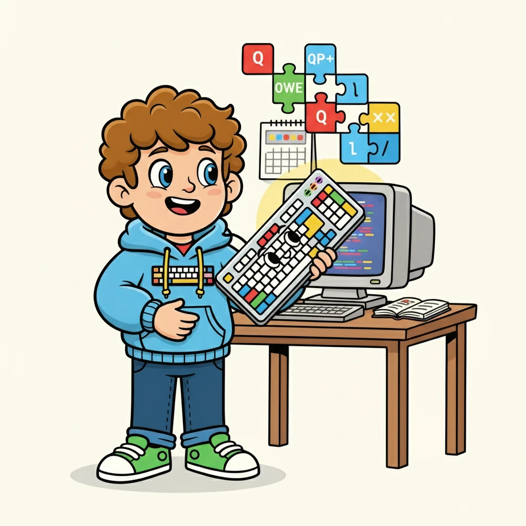 Когда появились компьютеры, они сохранили раскладку QWERTY, чтобы людям не нужно было переучиваться. Никита улыбнулся, поняв, что QWERTY - это не беспорядок, а умное решение, проверенное временем. Теперь он знал секрет клавиатуры!