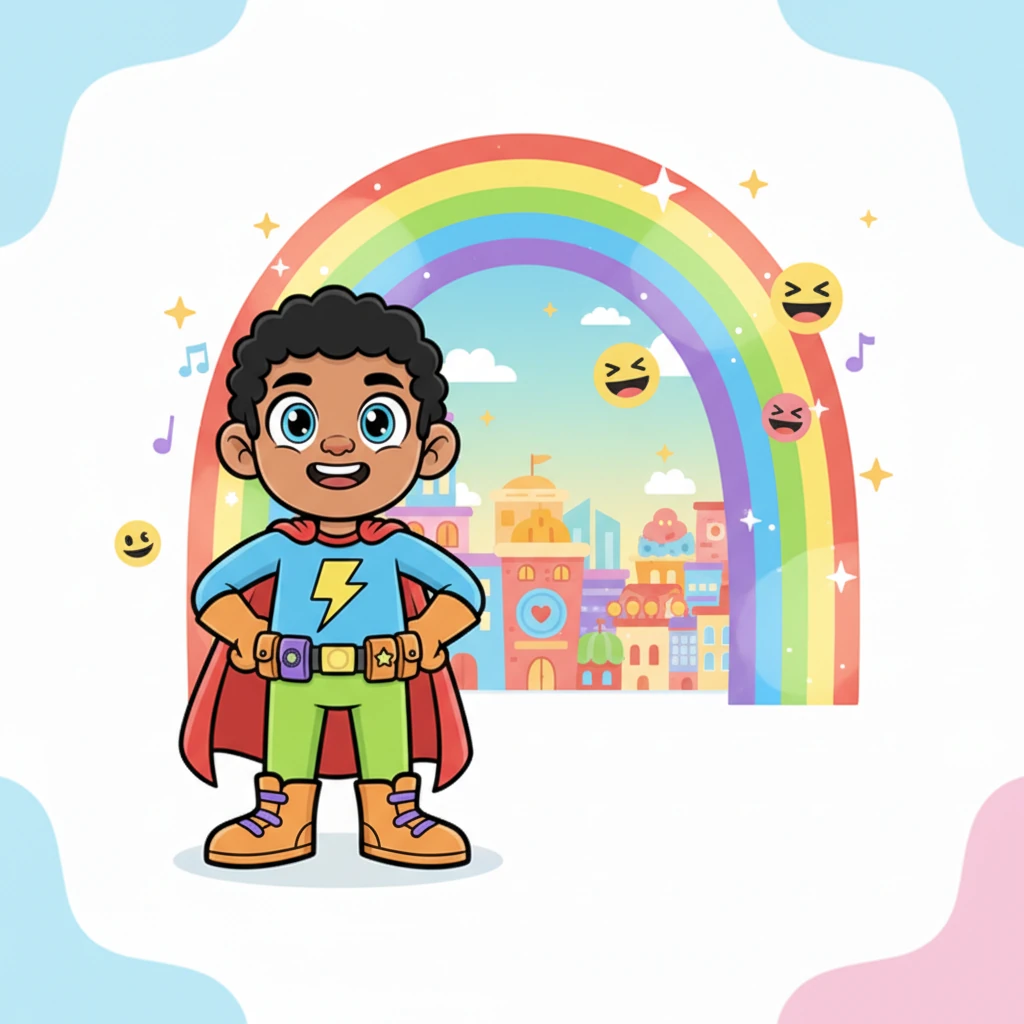 The website was no longer a forgotten screen, but a vibrant, central hub of joy and laughter for everyone. Pixel stood proudly beside her magnificent creation, a rainbow of light glowing softly behind her. Her world, once a little dull, now sparkled with the magic of her own bright imagination.