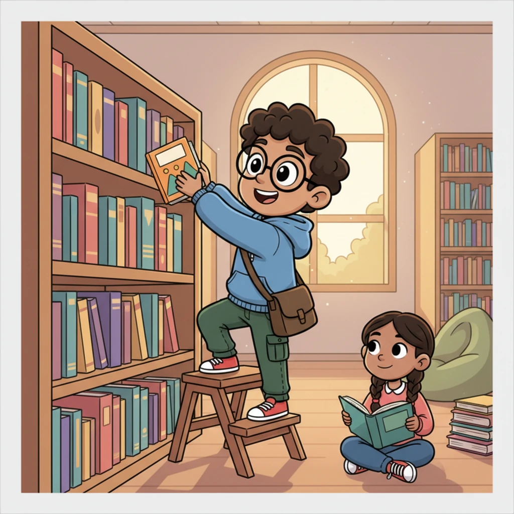 Lost in the rhythmic dance of shelving books and sharing stories, Aarav often completely forgot the time. His worries about college and feeling alone melted away during these precious hours. He always left the library feeling refreshed and full of peaceful energy.