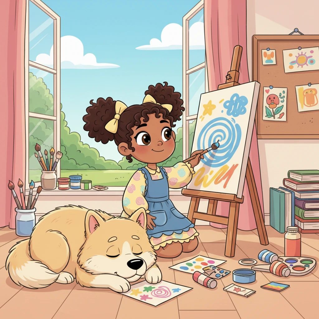 Sofia, a curious 4-year-old with big, bright eyes, loved painting, running, and cuddling her fluffy dog, Luna. But there was one thing she didn't do: she never said "good morning" or "goodbye." She was a quiet little wonder.
