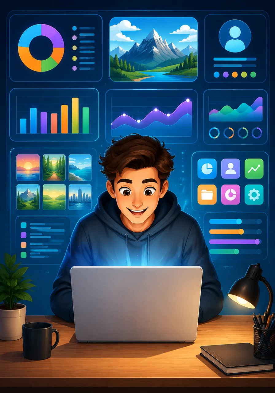 The results bloom across the GUI in a stunning display of organized icons, text, and vibrant images. What was once just a collection of hidden data is now a beautiful and easy-to-read masterpiece of information.