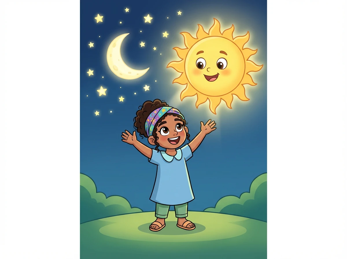 Entonces, Dios dijo: «¡Que haya luces en el firmamento para separar el día de la noche!». Y Dios creó el sol, la luna y las estrellas brillantes para iluminar la tierra.