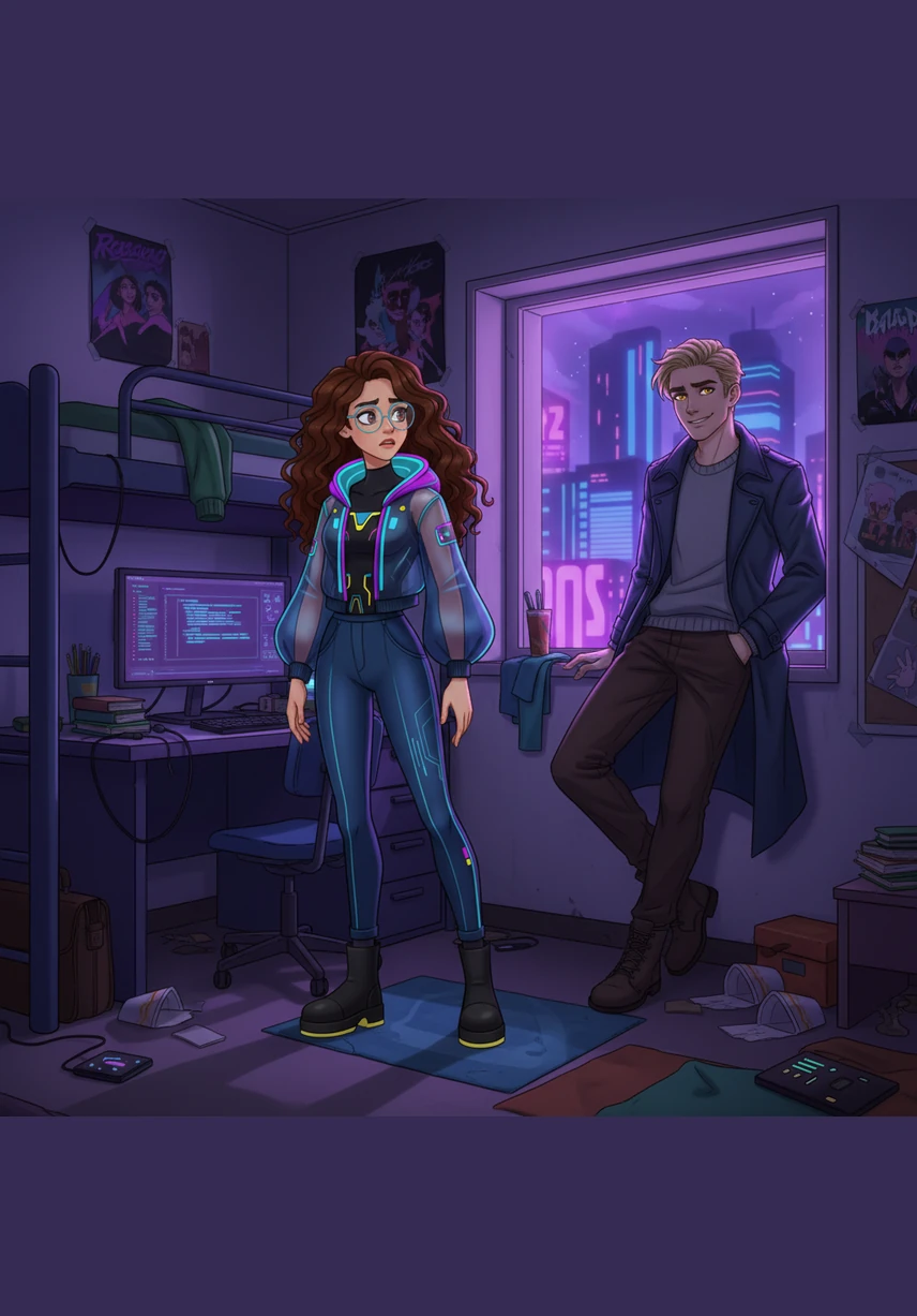 Luiza stood in the center of the cramped college dorm room, her heart sinking as she saw the familiar, messy curls of the boy leaning against the window. Arkadi looked at her with a lazy, predatory grin, his brown eyes gleaming with a mischief she had hoped to leave behind in high school. Welcome home, Princess, he drawled, his voice a low vibration that made the hair on her arms stand up.