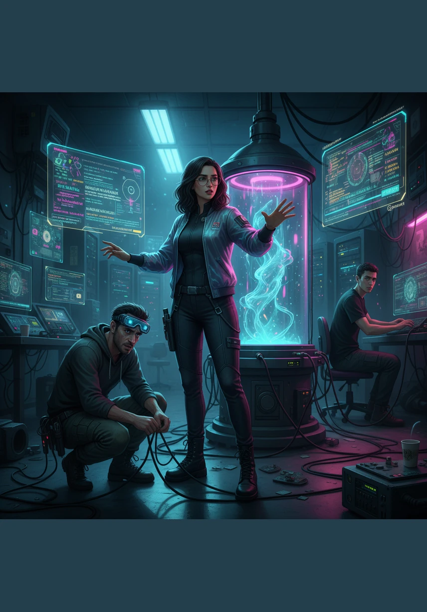 One evening, the pressure of her studies finally broke Luiza, and she sat at her desk with tears silently blurring her vision through her glasses. Arkadi stopped his pacing, his usual smirk faltering for a fleeting second as he looked at her trembling shoulders. He did not offer a tissue, but he stopped his teasing, the silence in the room suddenly heavy with things left unsaid.