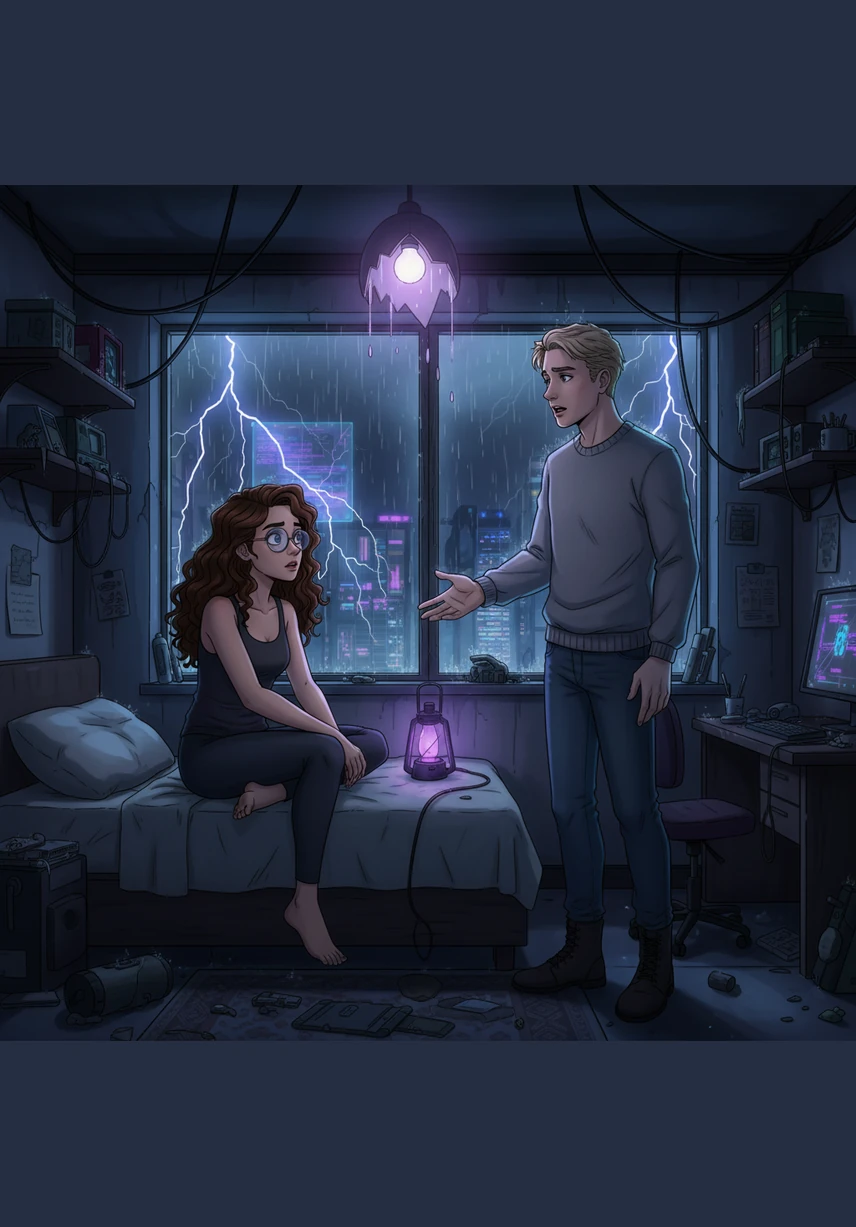 A thunderstorm raged outside, trapping them within the four walls of their room as the lights flickered and died. In the darkness, Arkadi’s voice was a rough velvet caress as he asked her why she never fought back when they were younger. He confessed he wanted her to notice him, using a sweetheart nickname in a way that hung in the air like a dangerous secret.