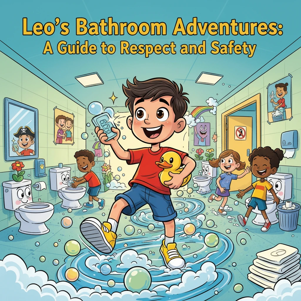 Leo's Bathroom Adventures: A Guide to Respect and Safety