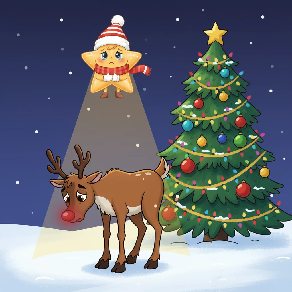 Twinkle and Rudolph's Christmas Joy - 童话故事