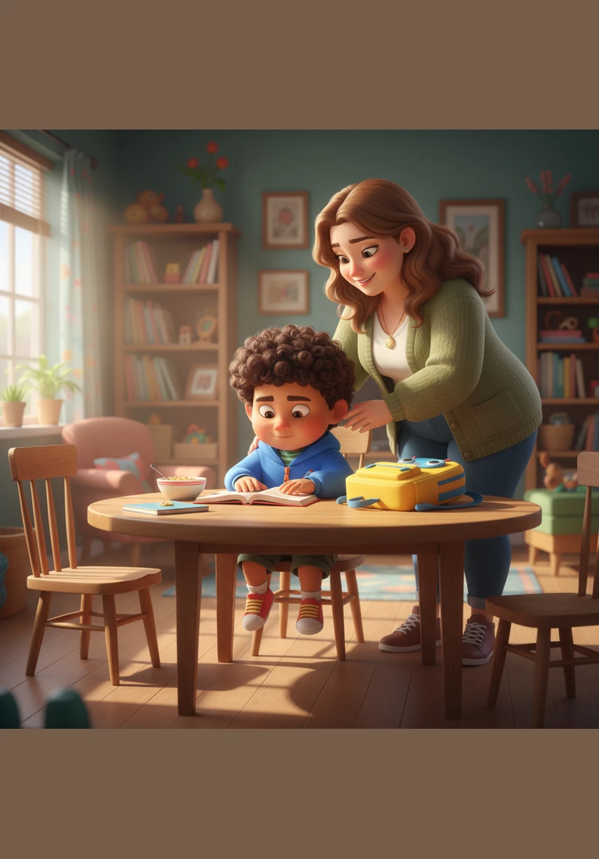 At his little desk, Salim focuses on his lessons, reading his books and writing with great care. He knows that working hard and learning new things is the key to a bright future.