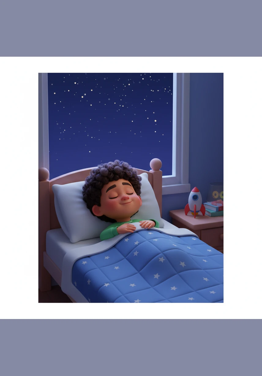 As the stars begin to twinkle outside, Salim snuggles into his bed, feeling happy and content. He closes his eyes with a smile, dreaming of another beautiful day tomorrow.