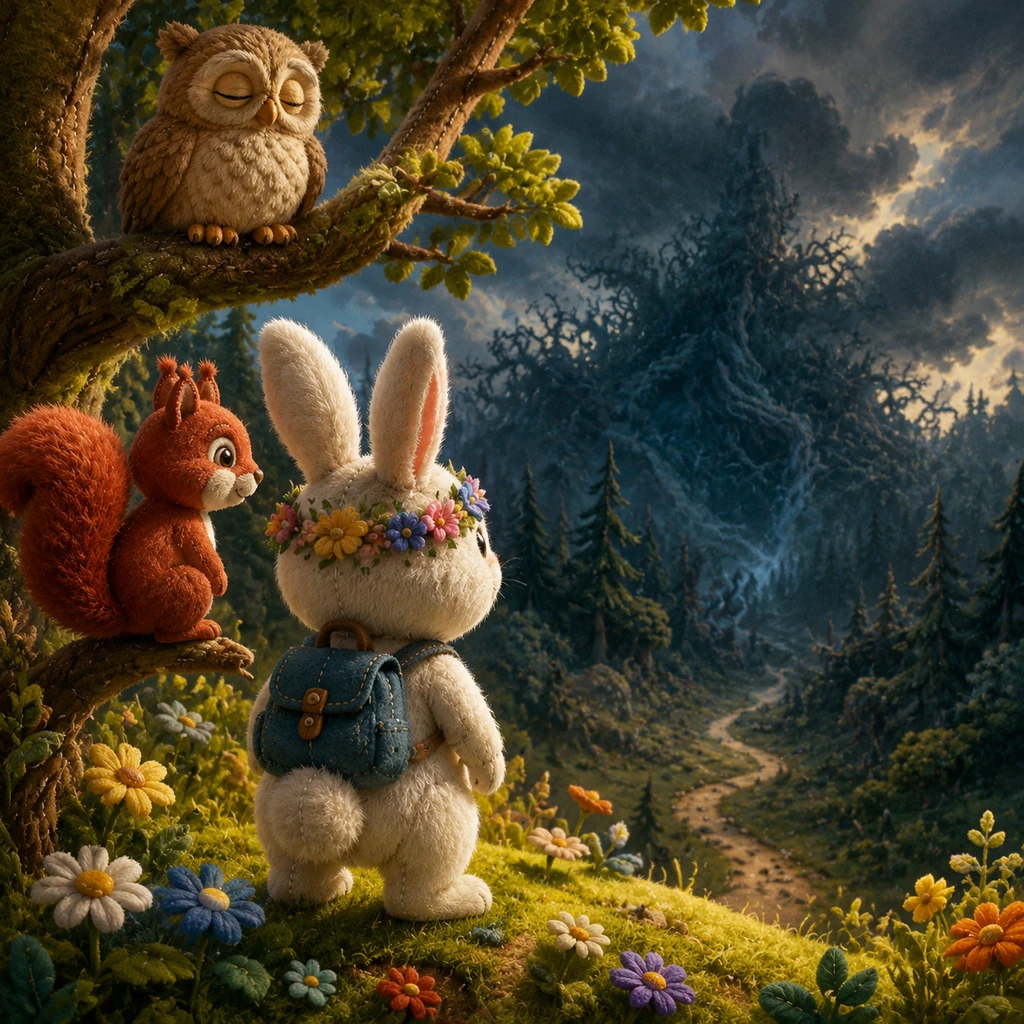 Kiko, the Little Brave Bunny - Fairy tales