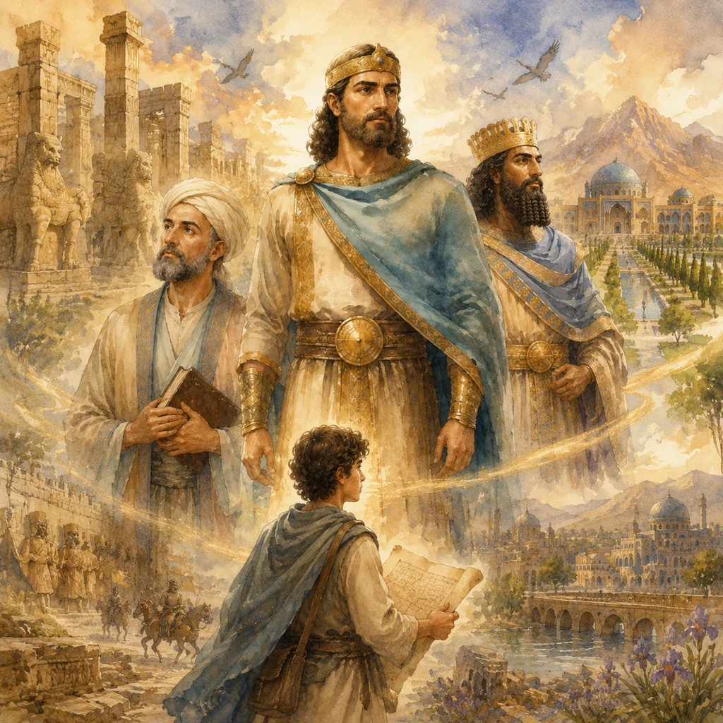 The Golden Thread: A Journey Through Ancient Persia - Historical stories