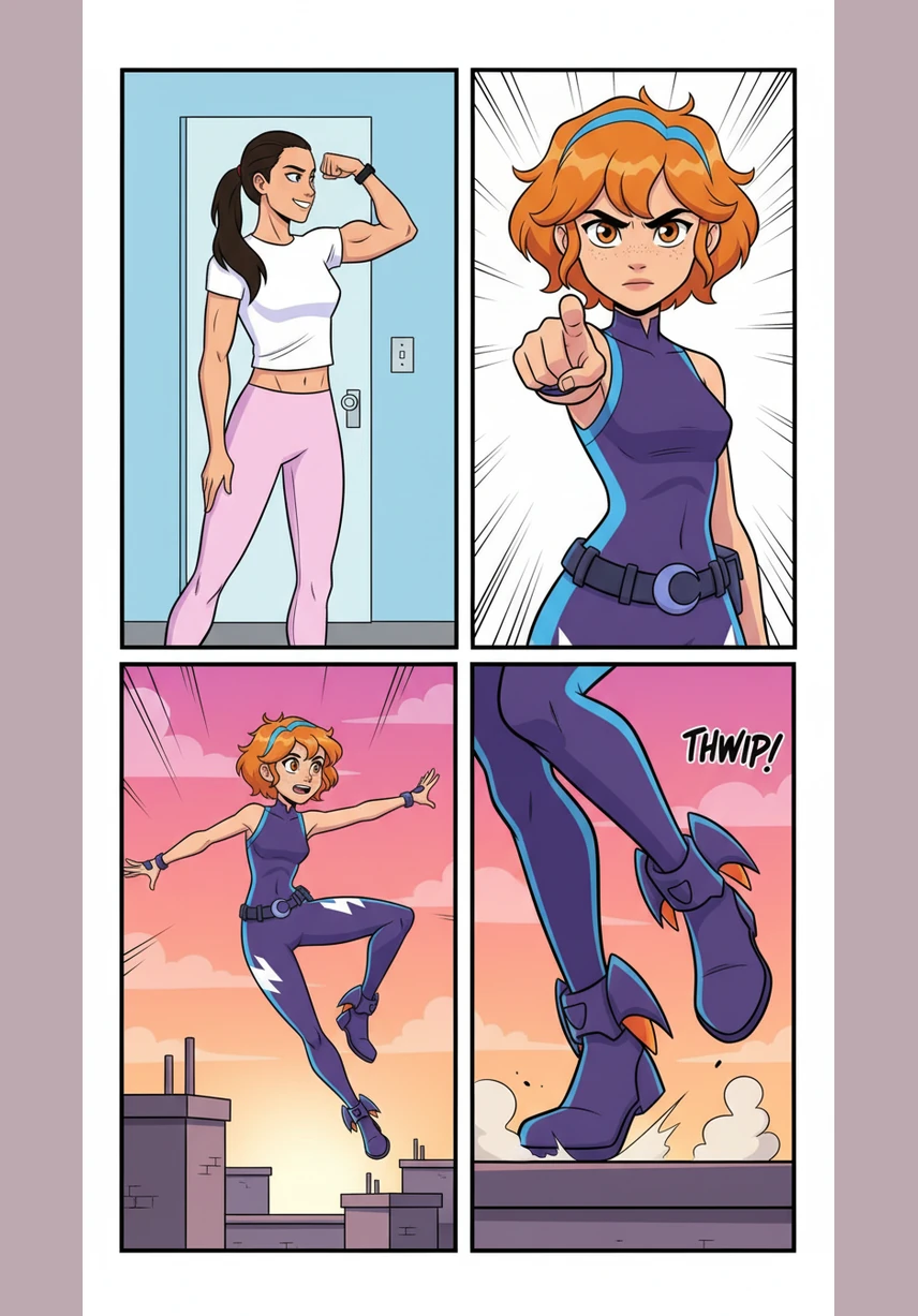 Inside the gym, Trixie picks up a pair of five-kilogram dumbbells and begins a set of bicep curls with intense focus. She feels the weight in her hands and the steady rhythm of her breathing as she works toward her goal.