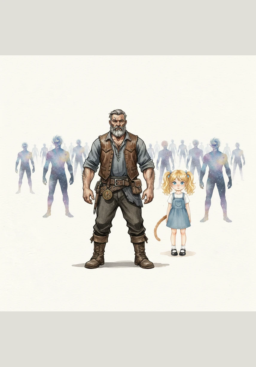 Instead of the afterlife he expected, Elias awoke in a boundless white void stretching into infinity. Surrounding him were ten thousand other souls, all drifting in the same silent, confused state, waiting for a sign of what came next.