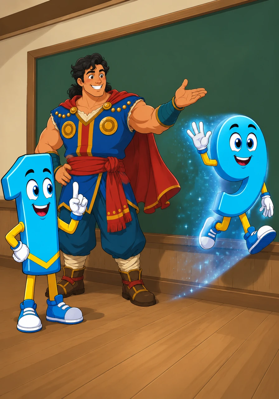 To achieve a boost of plus one, Ten instructed that they must first politely ask Nine to leave the equation entirely. Digit watched in awe as Nine happily waved goodbye and subtracted themselves from the chalkboard, clearing the space.