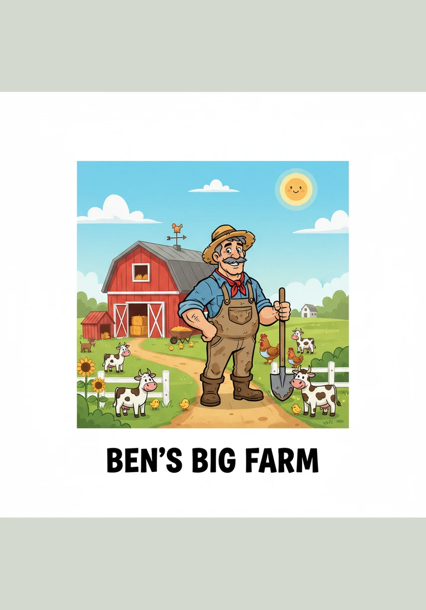 He walks to the big apple tree in the field. He picks 5 red apples from the branches. They are sweet and very crunchy.